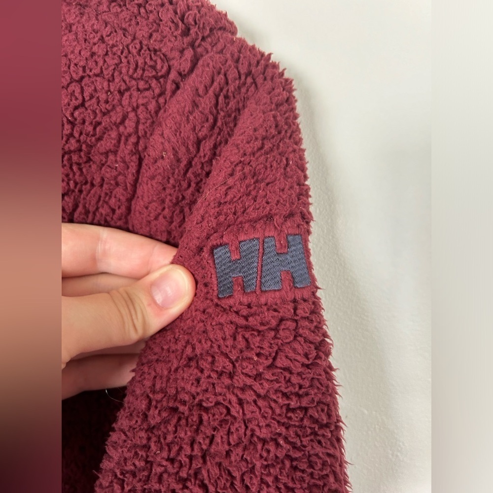 Burgundy Helly Hansen Sherpa Jacket - Picture 3 of 7
